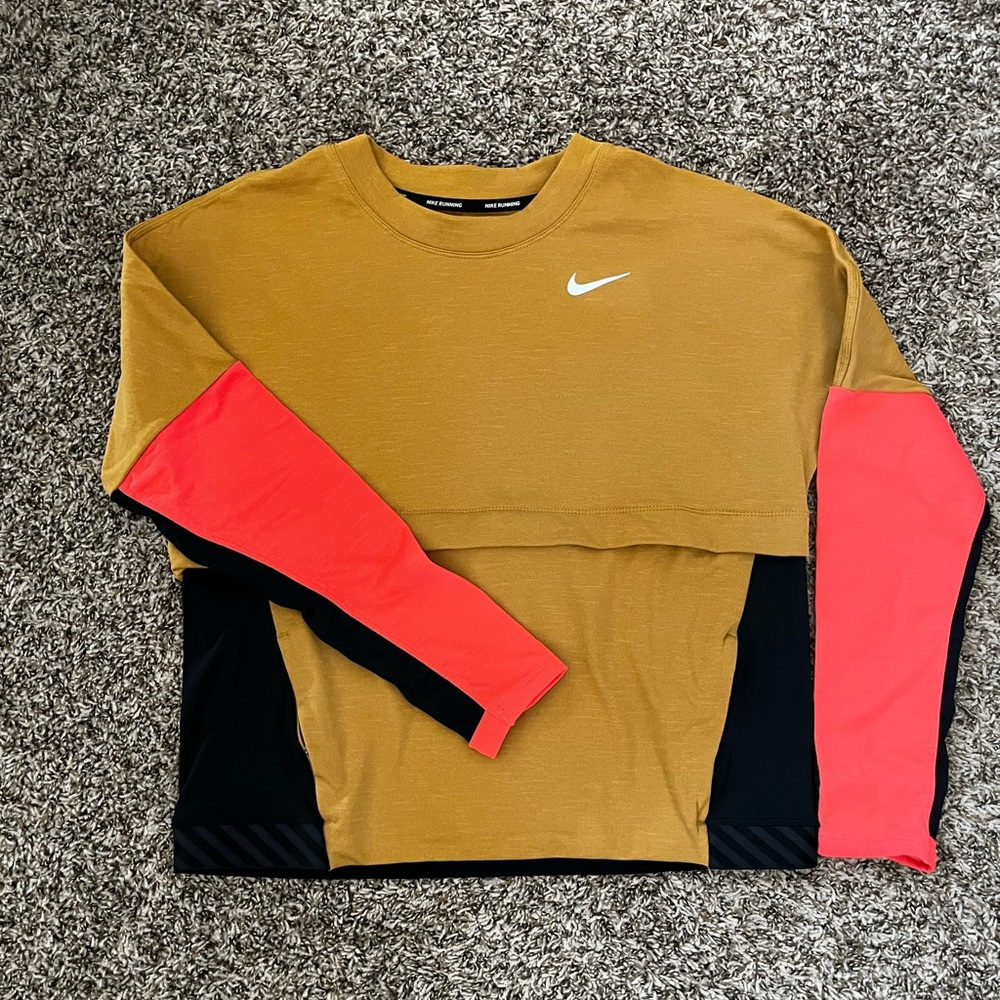 NIKE Therma Sphere Crew Neck Running Top